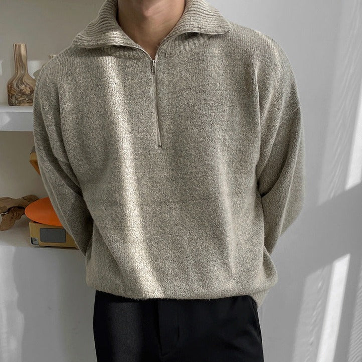 Quarter Zip Pullover – Zeitlose Herrenmode in Luxusqualität