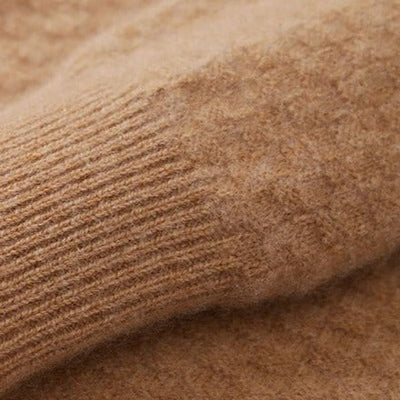 Luxuriöser Herrenpullover aus Merinowolle mit Karostrick