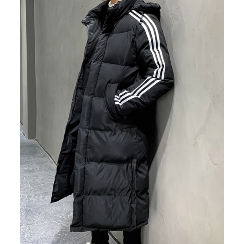 Lucian Langwintermantel – Elegante Wärme mit Kapuze