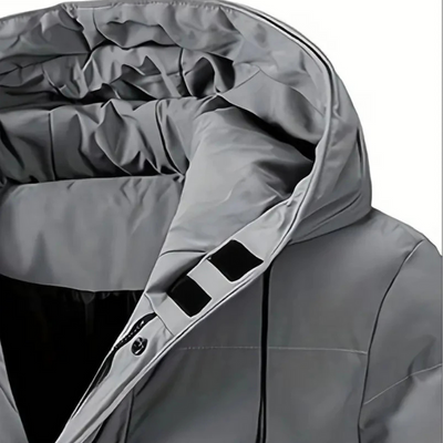 Nordfall Herren Premium Lange Puffer Winterjacke