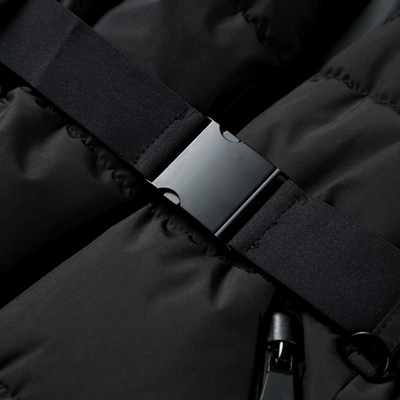 Damen Pufferjacke mit Gürtel – Warm und Wasserabweisend