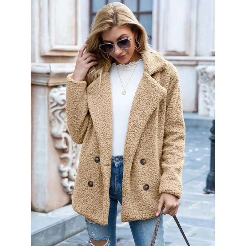 Damen Teddyjacke – Komfortabel und Modisch