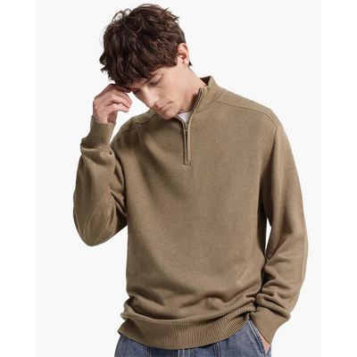 100% Merino Wool Zip-Up Jacket