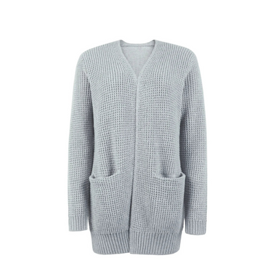 Damen Strickjacke in Langform – Klassisch und Bequem