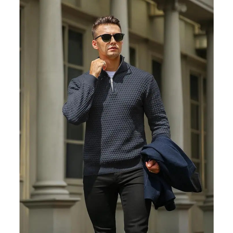 Verona Zip-Up Pullover – Zeitloser Komfort