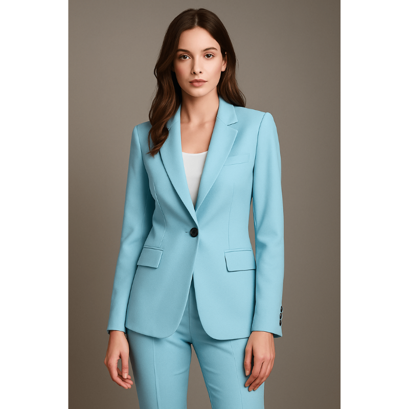 Adele Tailored Blazer – Damenblazer mit taillierter Passform und Ein-Knopf-Verschluss