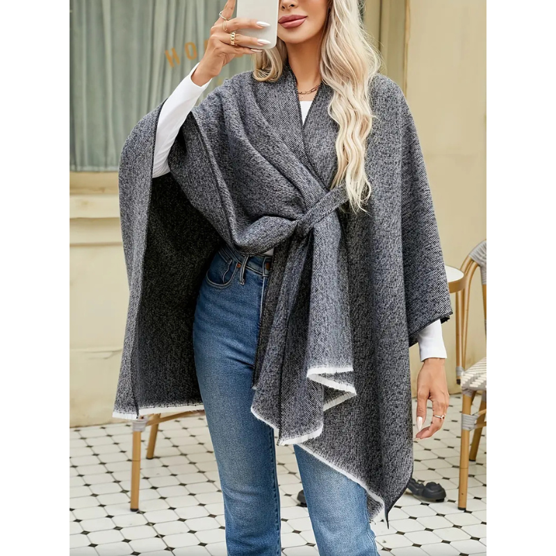 Elina Cashmere Poncho