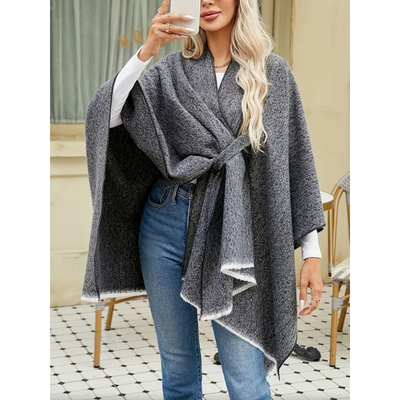 Elina Cashmere Poncho