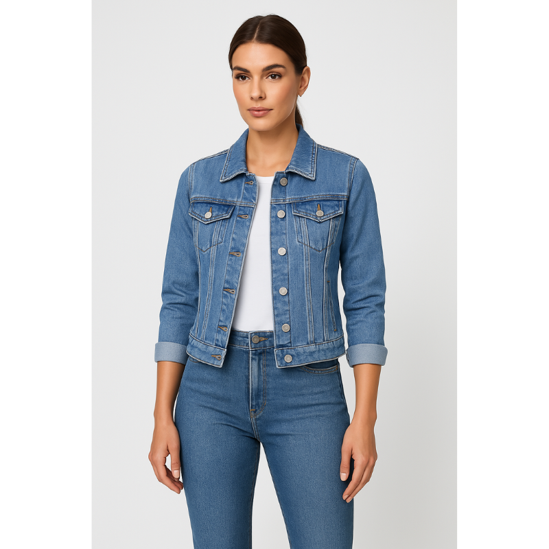 Siena – Damenkurze Denimjacke