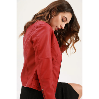 Luxe Lederjacke für Damen von Mila