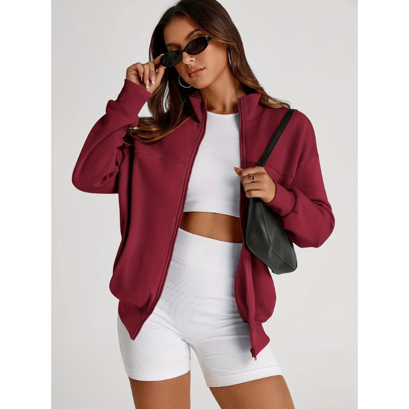 Langärmliger Damenpullover – Lässiger Chic