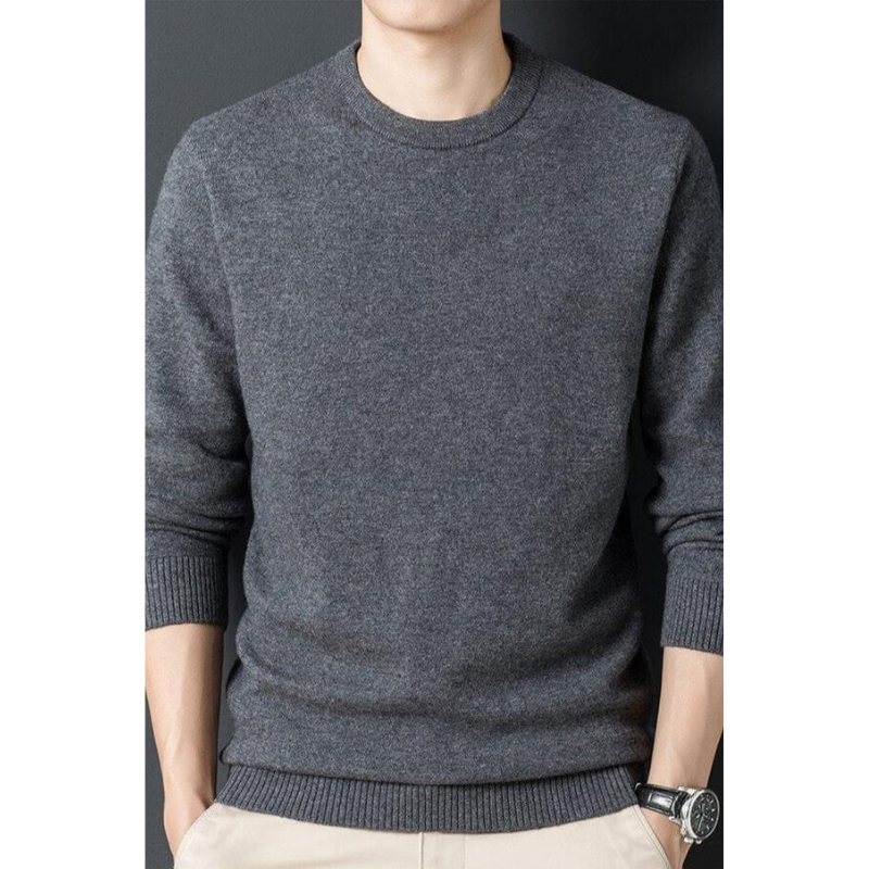 Eleganter Herrenpullover im luxuriösen Kaschmir-Look – Zeitloser Stil