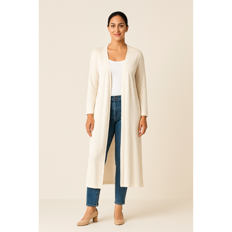 Isabelle Cozy Knit Cardigan – Luftiger Damenpullover mit klassischer Eleganz