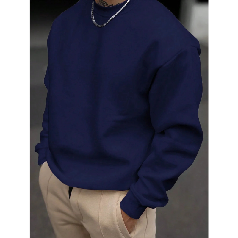 Palermo Herren Rundhals-Sweatshirt – Eleganter Casual-Look mit Komfort