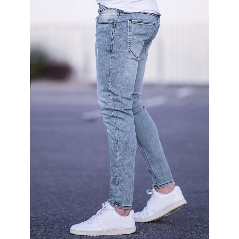 Herren Skinny Jeans – Mittlere Stretch-Denim