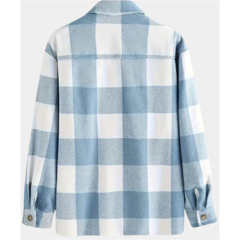 Remus Herren Karierte Freizeitjacke