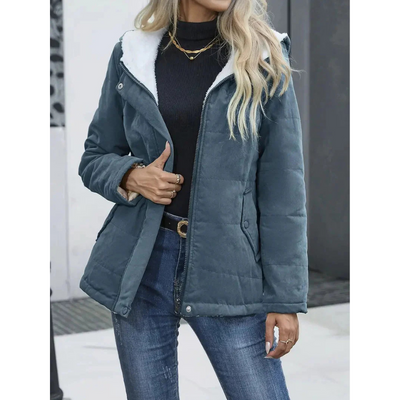 Damen Winterjacke mit Fellfutter