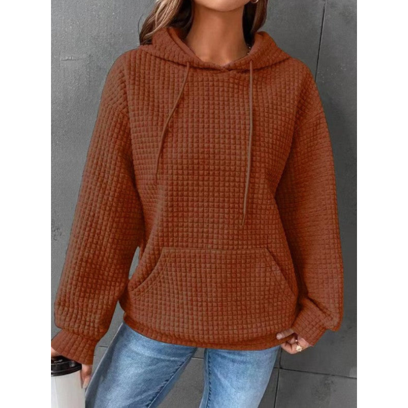 Damen Kapuzenpullover mit Kordelzug
