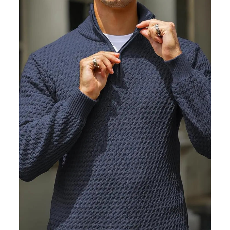 Verona Zip-Up Pullover – Zeitloser Komfort