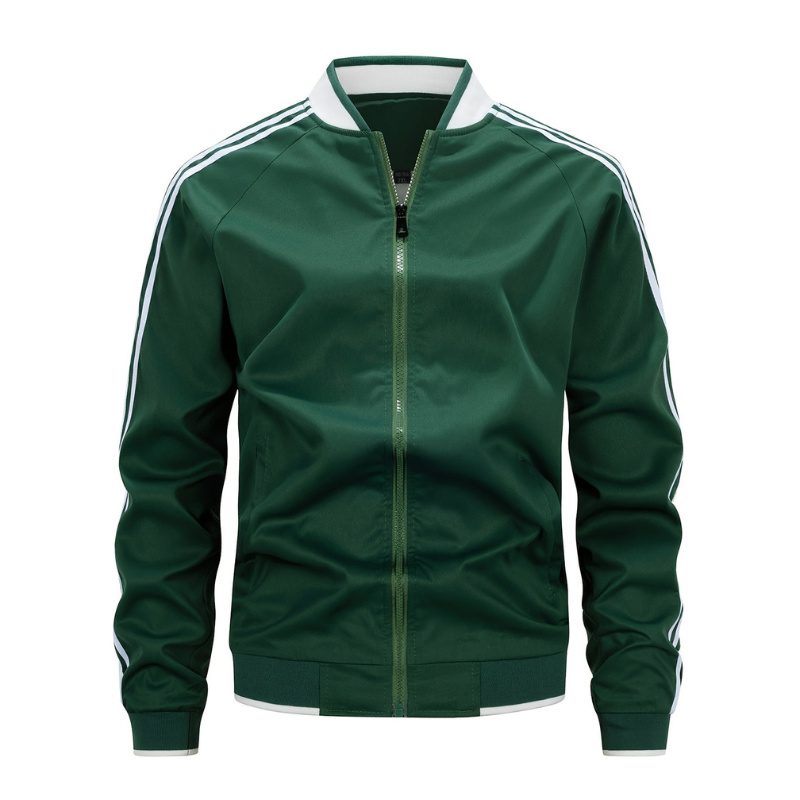 Herren Leichte Übergangsjacke – Sportjacke mit Baseballkragen