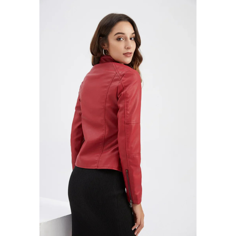 Luxe Lederjacke für Damen von Mila