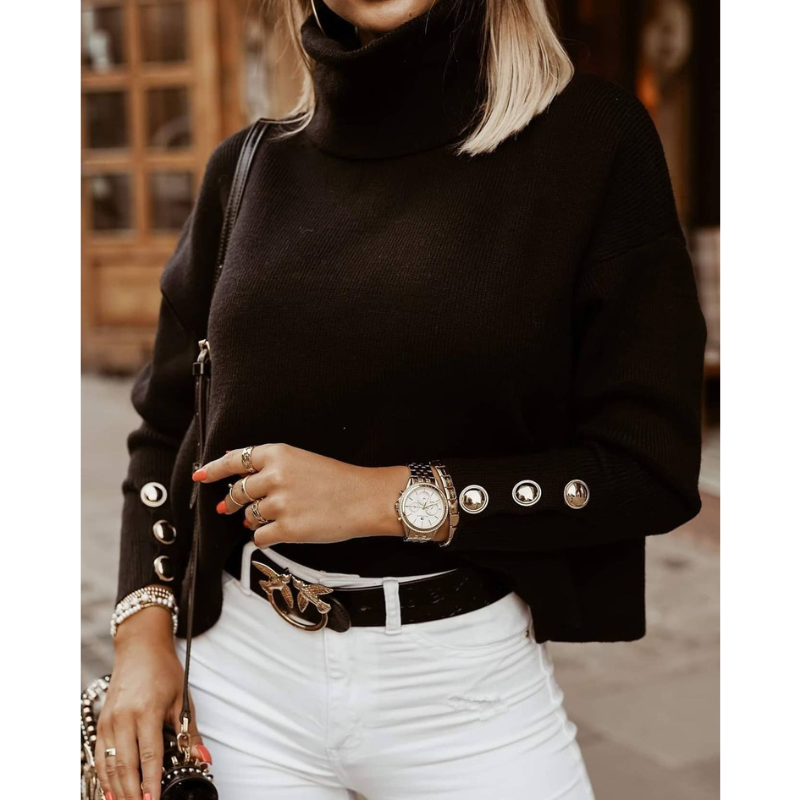 Elena Damenpullover mit Rollkragen