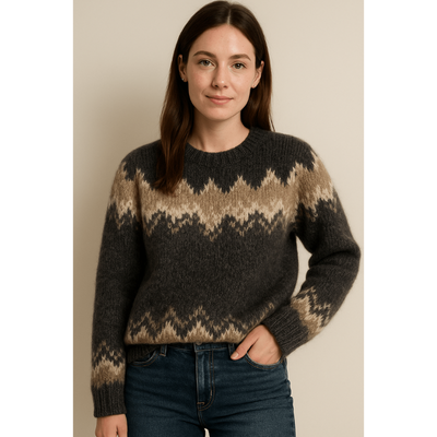 Elena Weicher Rundhals-Pullover – Eleganter Damenstrickpullover