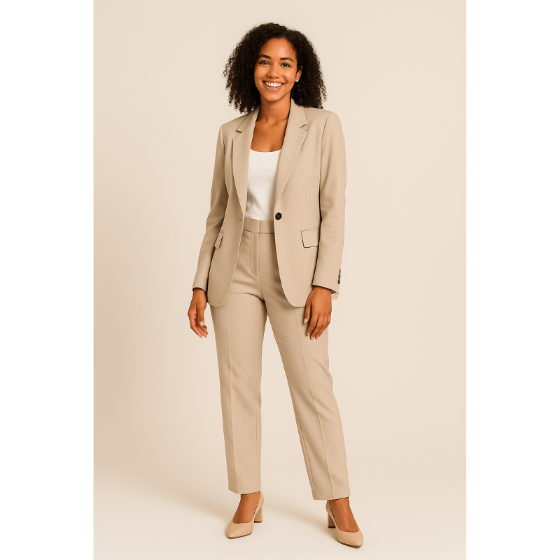 Milano Elegance Damenanzug – Blazer und Hose Set mit Optimalem Schnitt