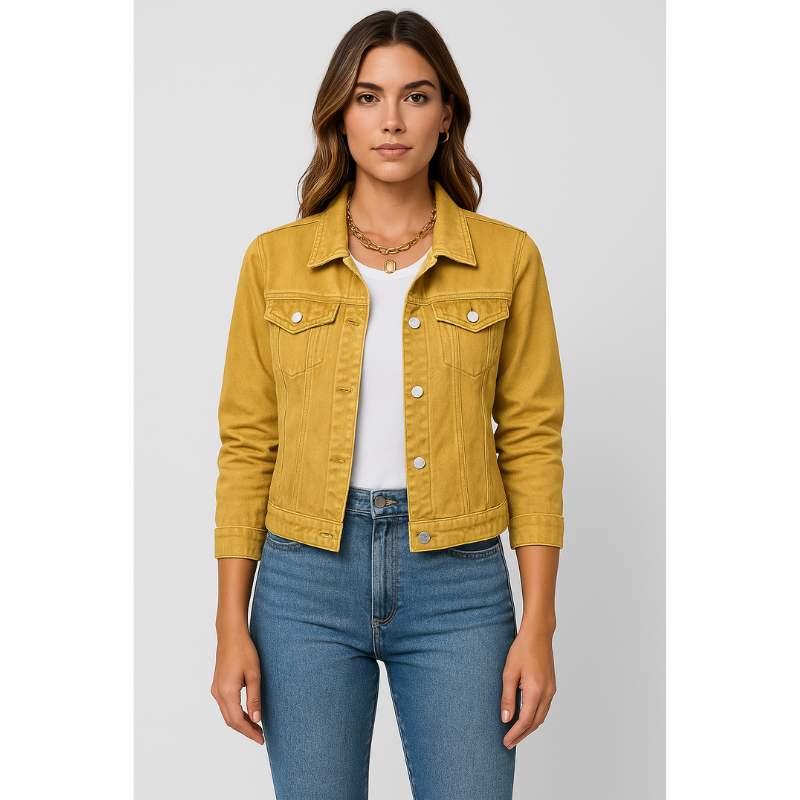 Siena – Damenkurze Denimjacke