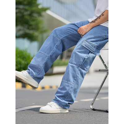 Herren Cargo Jeans – Bequeme Passform mit zahlreichen Taschen