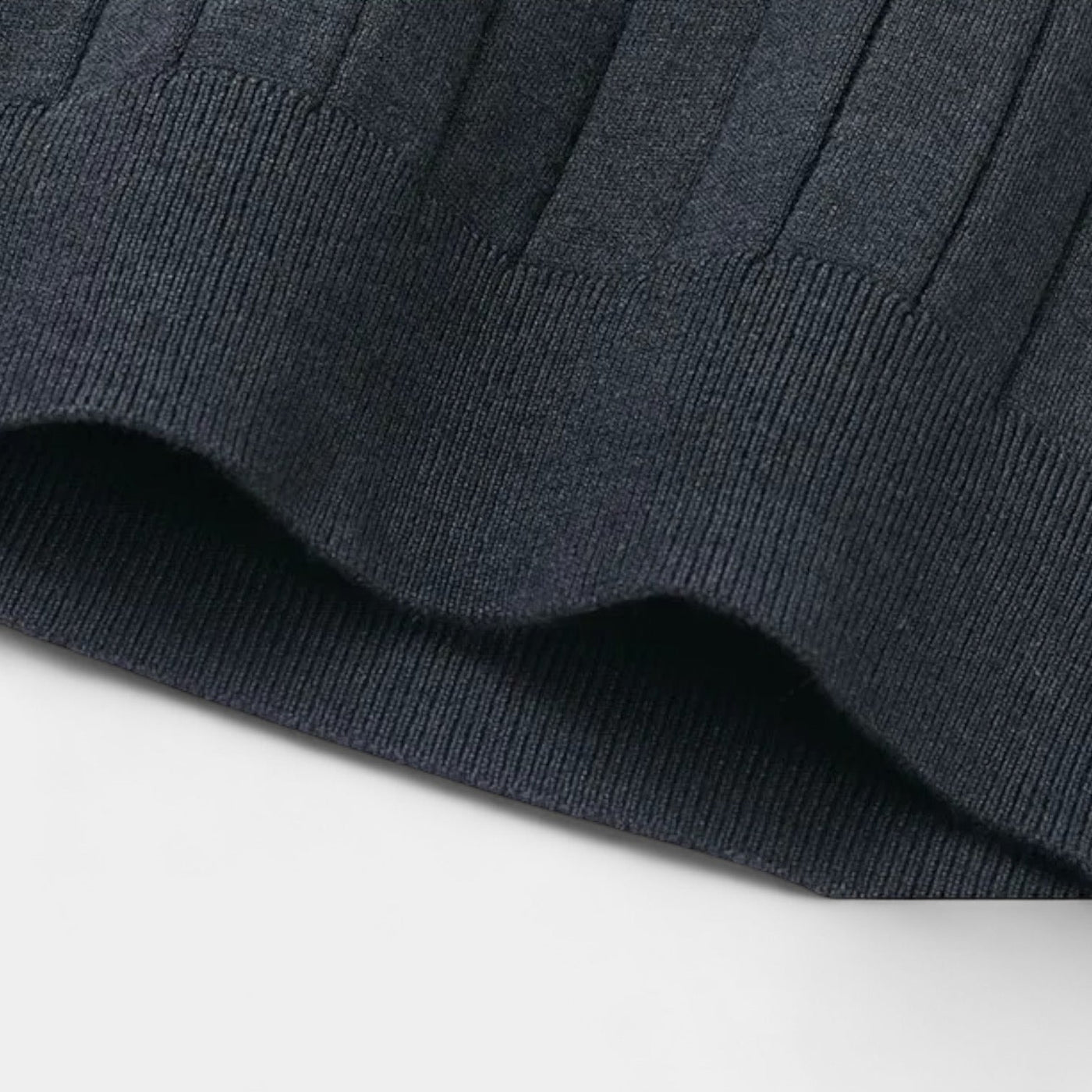 Eleganter Langarm-Polo – Slim Fit für Herren