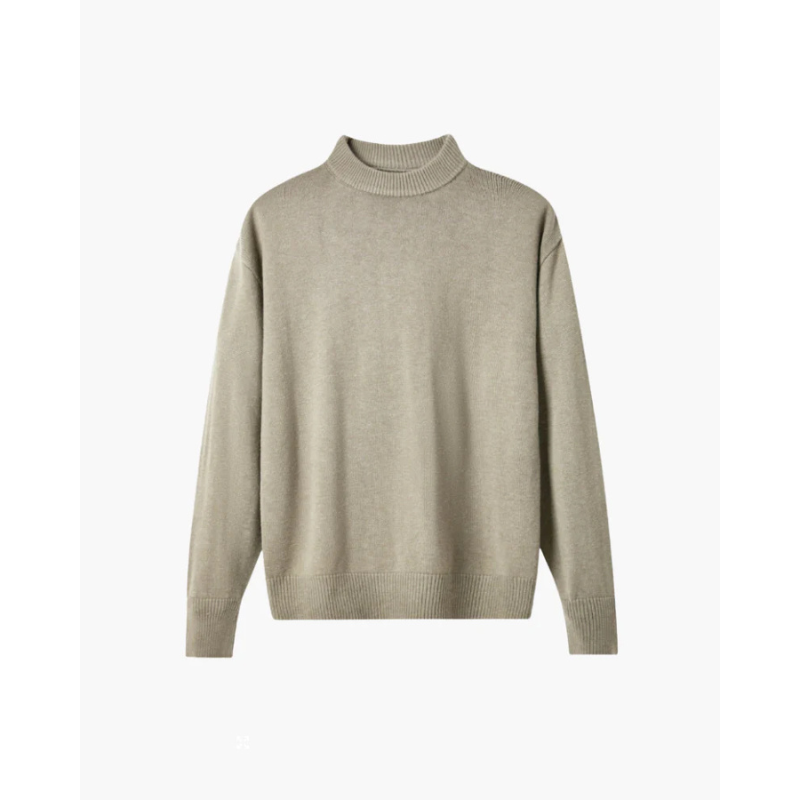 100% Premium Wool Turtleneck Sweater