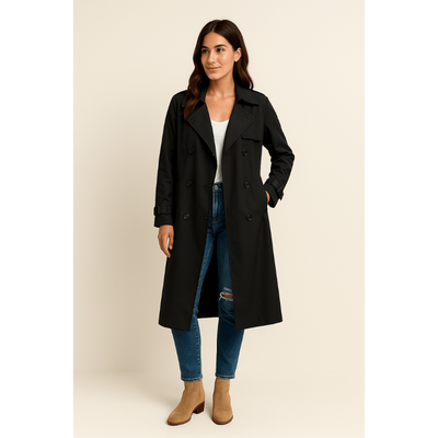 Noa Langer Maßgeschneiderter Trenchcoat – Eleganter Damenmantel mit Raffiniertem Design