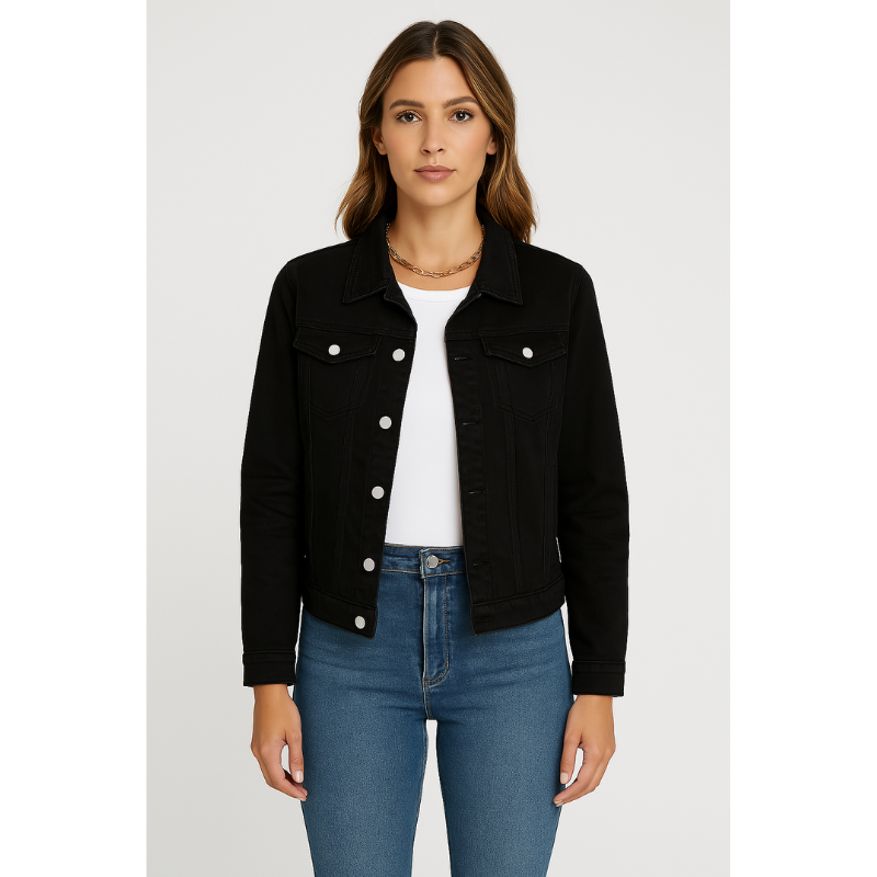 Siena – Damenkurze Denimjacke