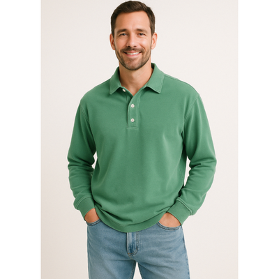 Firenze Long Sleeve Polo Shirt