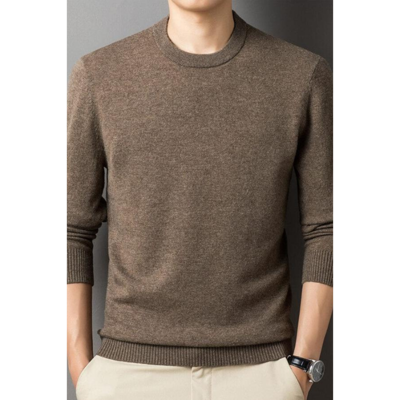 Eleganter Herrenpullover im luxuriösen Kaschmir-Look – Zeitloser Stil