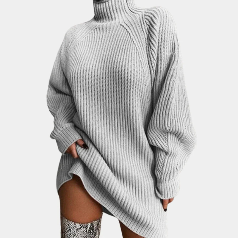 Eleganter Kaschmir-Rollkragenpullover für Damen