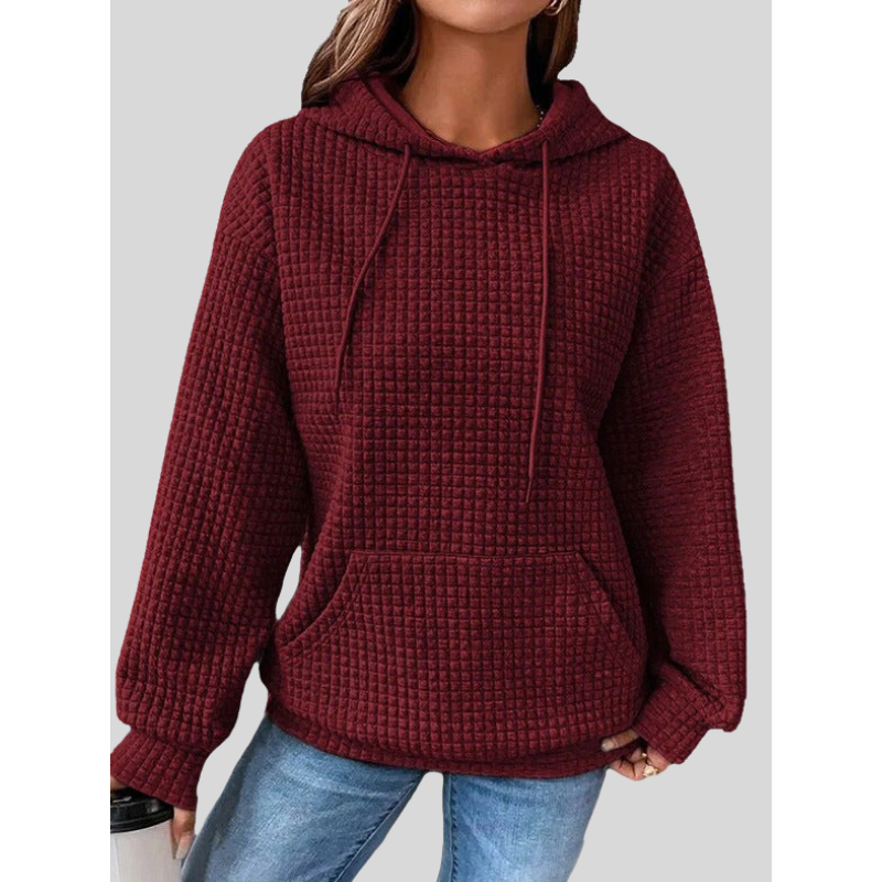Damen Kapuzenpullover mit Kordelzug