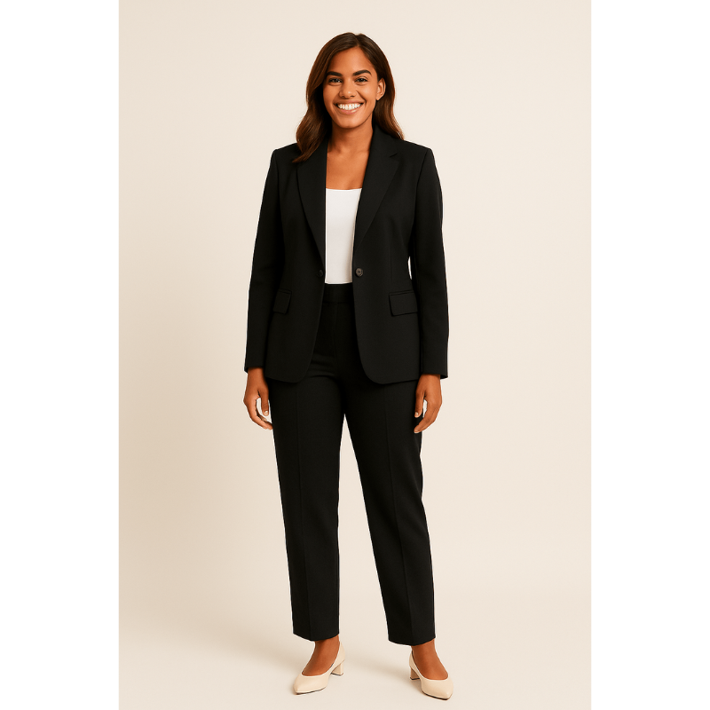 Milano Elegance Damenanzug – Blazer und Hose Set mit Optimalem Schnitt