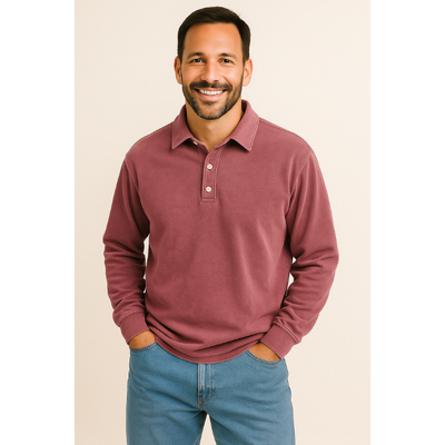 Firenze Long Sleeve Polo Shirt