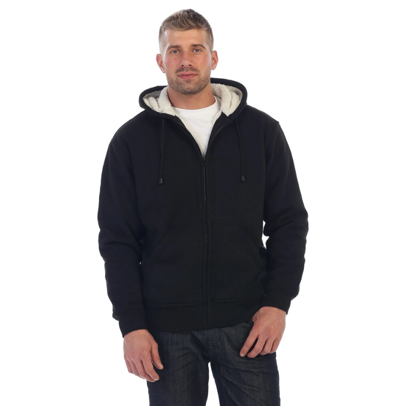 Hugo Polar Herren Fleece-Weste mit Innenfutter