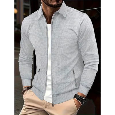 Herren Reißverschluss-Overshirt – Elegante Übergangsjacke