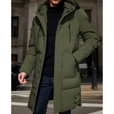 Nordfall Herren Premium Lange Puffer Winterjacke