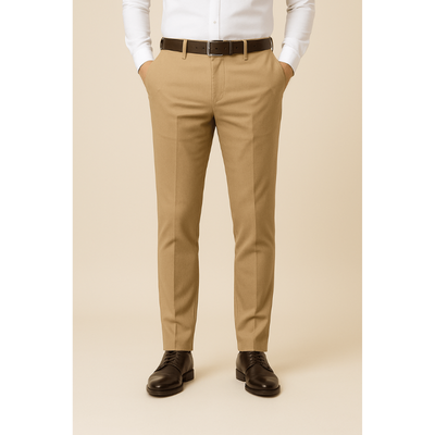 Napoli Stretch Herrenanzughose – Taillierte Passform für optimalen Komfort