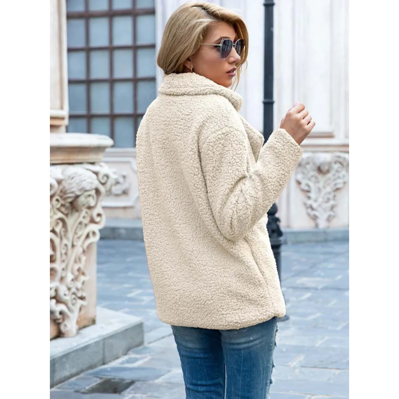 Damen Teddyjacke – Komfortabel und Modisch