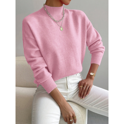 Marina – Damen Rollkragenpullover aus Rippenstrick für die Wintermonate