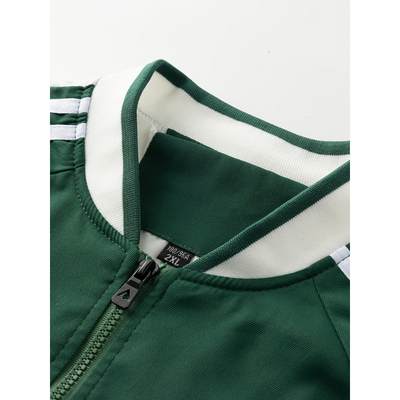 Herren Leichte Übergangsjacke – Sportjacke mit Baseballkragen