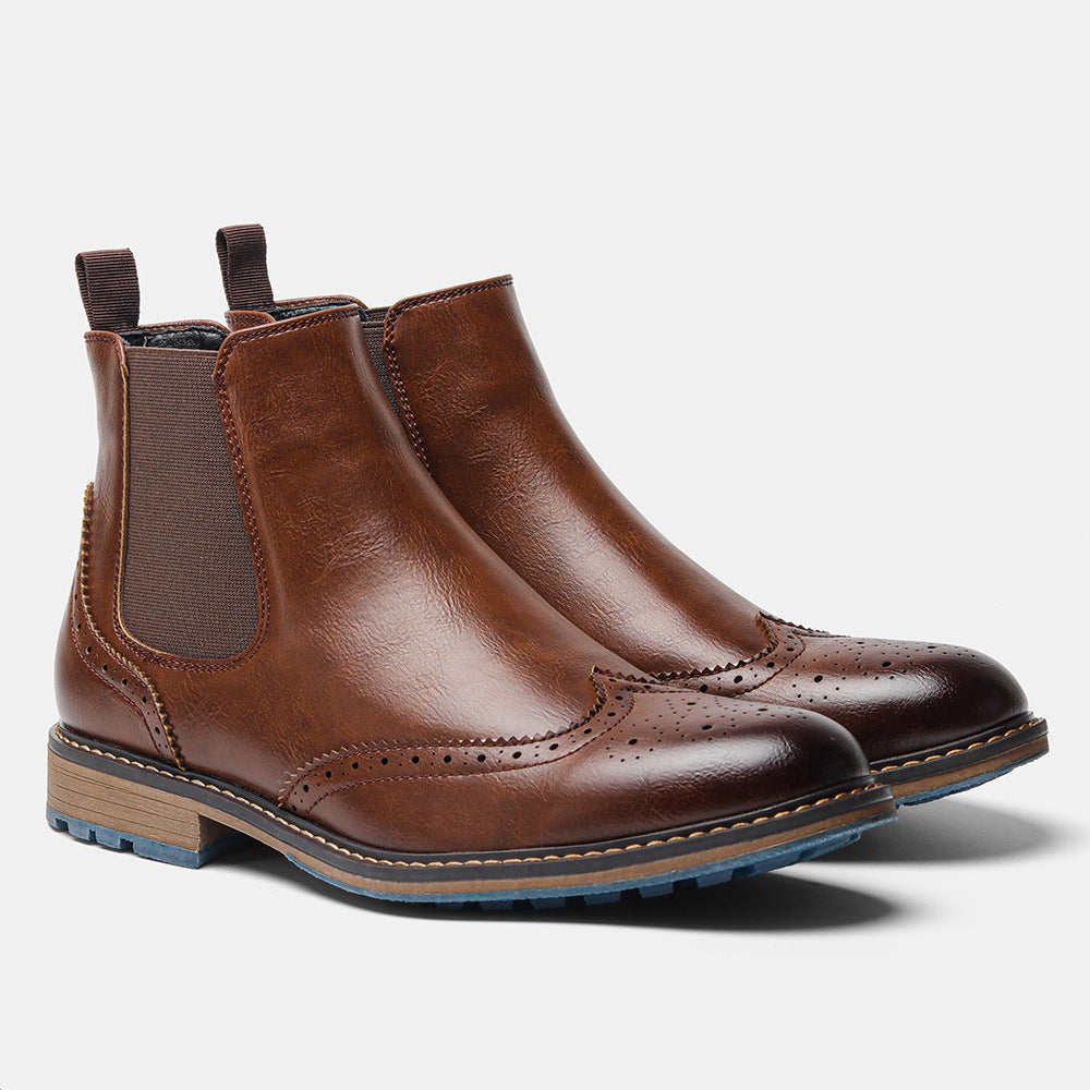 Milano Leder Chelsea Boots – Zeitlose Eleganz für Herren