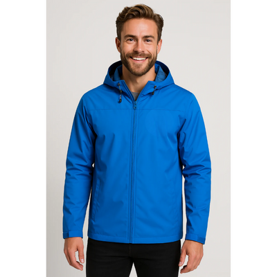 Herren Wasserdichte Regenjacke mit Kapuze – Leicht und Praktisch