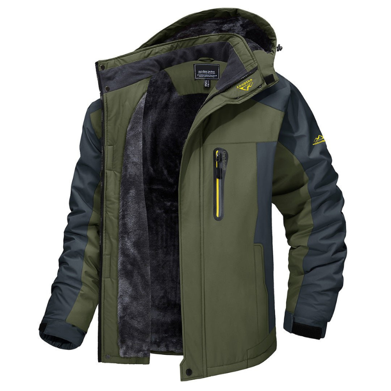 Herren Winter Parka – Wasserdichte & Winddichte Thermojacke für Outdoor-Aktivitäten